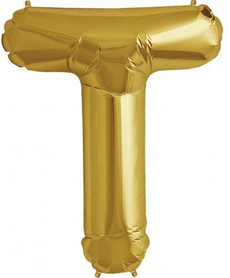 

Smartcraft Solid Alphabet Foil Balloon - T (17 inch) for Birthday Decoration,Baby Shower,Wedding,Festival,Party, foil Balloon, Balloons - Gold Letter Balloon(Gold, Pack of 1)