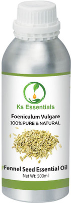 

Ks Essentials 100% Pure Fennel Seed Essential Oil (Foeniculum Vulgare) Natural Therapeutic Grade(500 ml)