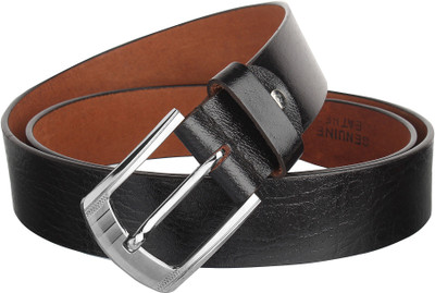 

SAMTROH Men Formal Black Genuine Leather Belt