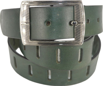

Leather Pavilion Men Casual Green Genuine Leather Belt, Brown