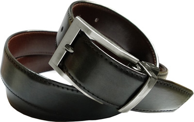 

SGE89 Men Casual Black Artificial Leather Reversible Belt, Black;brown