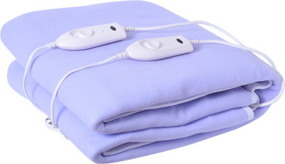 Expressions Solid Double Electric Blanket for  Heavy Winter(Polyester, Mauve)
