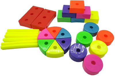 

Bluwings Creative Learning Activity Blocks set Game For Children(Min. Age 3 Years)(Multicolor)