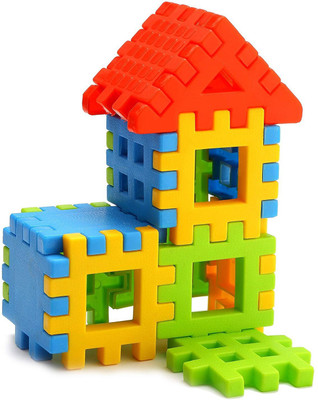 

Lodestone Building Block Toy for Kids, Age 2 to 5, 38 Piece (Multicolour)(Multicolor)