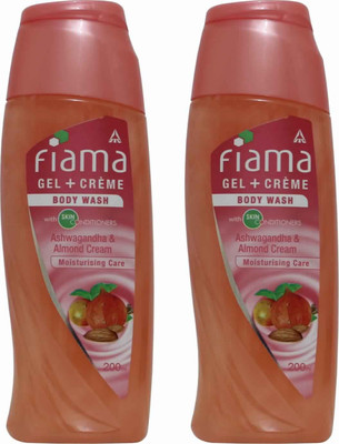 

FIAMA Ashagandha Almond Cream (2 x200ml)(400 ml, Pack of 2)