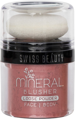 

Swiss Beauty Mineral Blusher/Bronzer Loose Powder-10(Tint of Pink)