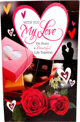 

Siddhi Gifts Love Gifts For My Love Greeting Card(Multicolor, Pack of 1)