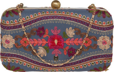 Horra Casual Blue Clutch