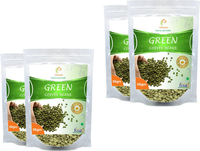 

Vihado Premium Green Coffee Beans / 100% Pure & Natural for Weight Loss Management/ 4 Pack of 50g Instant Coffee 200 g(Pack of 4, Green Coffee Flavoured)