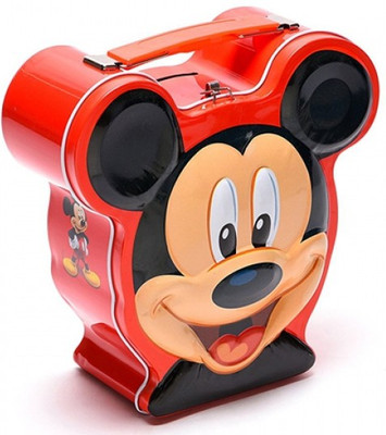 Toy Arena MickeyMouse Catatonic Money Saver Good Habit Lock Bank With lock-N-Key System Coin Bank(Multicolor)