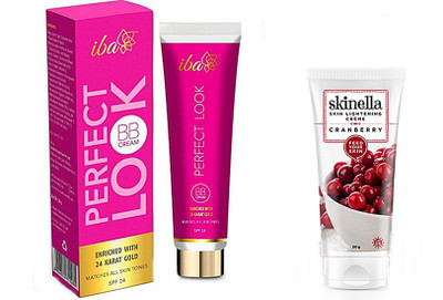 

iba halal Perfect Look BB Cream and Cranberry Skin Lightening Creme combo(Set of 2)
