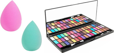 

aaxyone 2Pcs Blonder Puff & perfect 51 color eyeshadow 46 g(Set of 3)