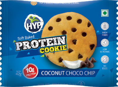 

HYP Protein Cookie - Coconut Choco Chip (Box of 6 Cookies)(42, Pack of 6)