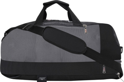 

Swisstek Duffle Cum Back pack / Sports bag Travel Duffel Bag(Black, Grey)