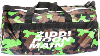 

Millets Fitness Strong Army Green Duffle Gym Bag 30L Gym Bag(Green, Multicolor, Black), Black;green;multicolor