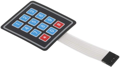 

ARDUINO M471 Matrix Array 12 Key Membrane Switch Keypad Keyboard 4 x 3 CA Electronic Components Electronic Hobby Kit