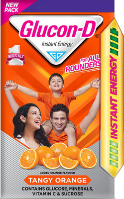 Glucon-D Instant Energy Drink  (450 g, Tangy Orange Flavored) @flipkart