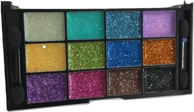 

Imported 12 Color Professional Eyes Glitter Eyeshadow Palette (01) 21.88 g(Multi)
