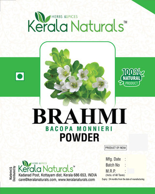 

Kerala Naturals Brahmi Powder For Hair - 150 Gm(150 g)