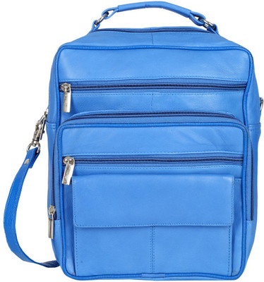 

AspenLeather Messenger Bag(Blue)
