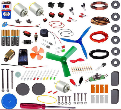 

NASA Tech Super Kit 100 items in a kit- Science & fun innovation Kit with Instruction Manual(Multicolor)