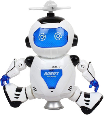 

BLACK CAT INC Dancing Robot - White/Blue(White)