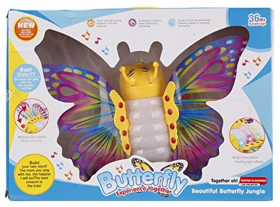 

Smartcraft Kids Toys Electric Butterfly with Light Music Learning Educational Toys Popular Toys Christmas Gifts for Children(Multicolor)