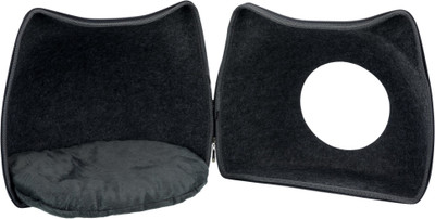 

Trixie Cat Cuddly Cave Anthracite, 15x15x14 inch S Pet Bed(Grey)