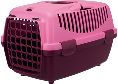 

Trixie Capri 1, 13x19x12 inch Berry/ Pink Basket Pet Carrier(Suitable For Dog)