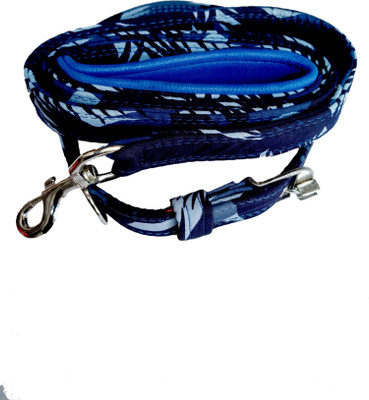 

SAWAY Army Printed Extra Size Blue Cotton Dog Harness Leash Collar Dog Collar & Leash(, Blue