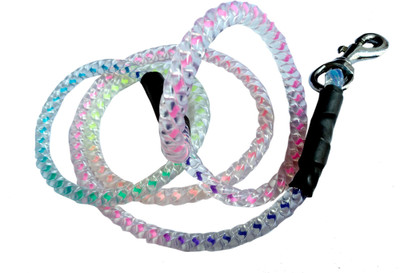 

SAWAY Imported High Quality Transparent Rope Dog Collar & Chain(, Multicolor