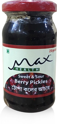 max health Sweet & Sour Berry Pickles Red Berry Pickle(250 g)