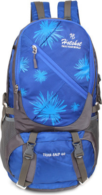 

Hot Shot Lightweight Travel Hiking Bag Rucksack - 60 L(Blue)