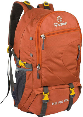 

Hot Shot Lightweight Travel Hiking Waterproof Rucksack - 50 L(Orange)