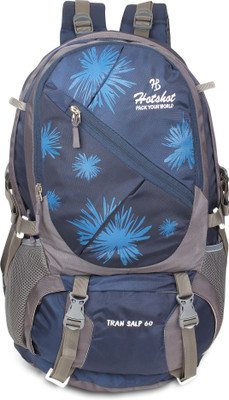 

Hot Shot Lightweight Travel Hiking Bag Rucksack - 60 L(Blue, Grey)