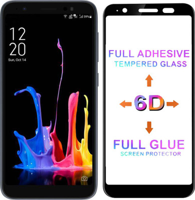 Micvir Edge To Edge Tempered Glass for Asus Zenfone Lite L1(Pack of 1)