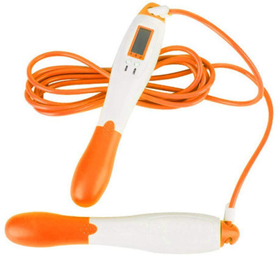 

Xerobic Skipping Rope Jumping Rope with Digital LCD Screen Digital Cordless Skipping Rope(White, Length: 110 inch)