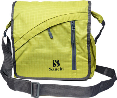 

Sanchi Men & Women Casual Green Polyester Sling Bag