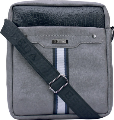 

ESBEDA Men Casual Grey PU Sling Bag