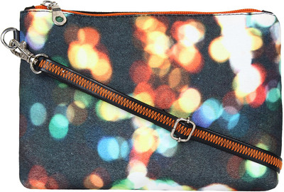 

Anekaant Women Casual Black, Multicolor Canvas Sling Bag