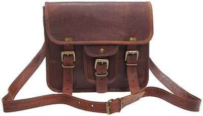 

Super Girls Formal Brown Leatherette Sling Bag