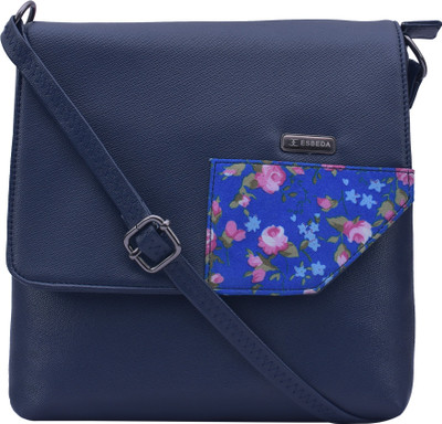 

ESBEDA Women Casual Blue PU Sling Bag