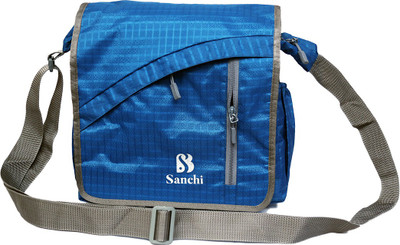 

Sanchi Men & Women Casual Blue Polyester Sling Bag