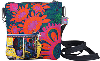 

FATFATIYA Women Casual Multicolor Canvas Sling Bag