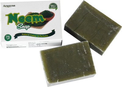 

Aranyaa Organic Handmade Neem Soap - Pack of 2(75 g, Pack of 2)