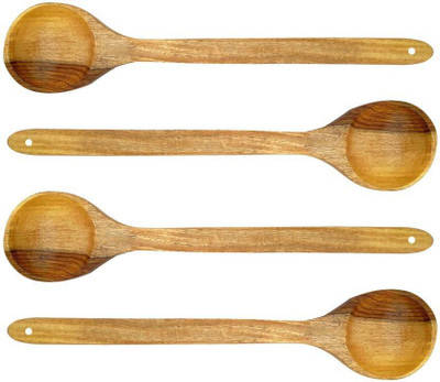

CraftOnline wooden spoon cooking set Disposable Wooden Wooden Spoon Set(Pack of 4)