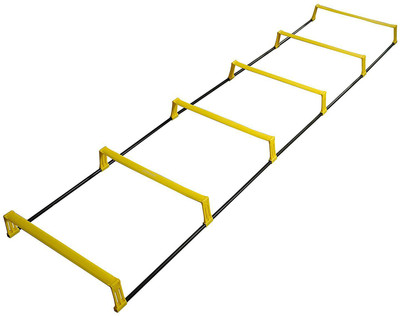 

Arnav 8 Rungs Heavy Duty Convertible Agility Ladder (8 Meter) / 8 Hurdles (4 Inch) Adjustable Soccer Speed Agility Ladder Fitness Feet Sport Training Speed Agility Ladder 4,6,8 Meter Long with Adjustable Flat Rungs With Carry Bag Quickness Training Faster