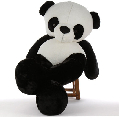 

AVS 5 Feet Stuffed Spongy Hugable Cute Panda Teddy Bear - 152 cm(Black)