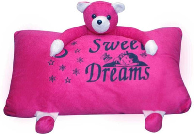 

Best in Nest Cute Teddy Pillow - 40 cm(White, Pink), Pink;white