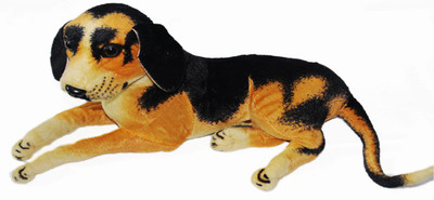 

AJRO IMPORTED DOG SOFT TOY - 22 cm(BROWN & BLACK)